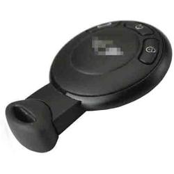 iJDMTOY Black Finish Smart Key Fob Replacement Ring Compatible With 08-up Mini Cooper JCW R55 R56 R57 R58 R59 R60