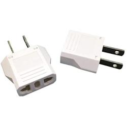 Unidapt EU Europe to US USA Travel Plug Adapter Power Converter AC (Pack of 2)