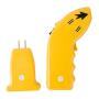 Sperry Instruments CS550A Circuit Breaker Finder, Quickly Locate AC Circuits/Fuses, Visual LED, Plug Style Transmitter/Auto-Sensing Receiver, 80-140V, Yellow