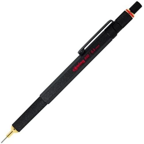 rOtring 800 Retractable Mechanical Pencil, 0.5 mm, Black Barrel (1904447)