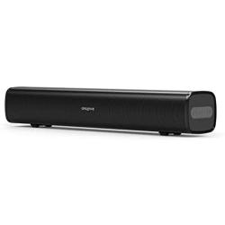 Creative Stage Air Portable and Compact Under-Monitor USB-Powered Soundbar for Computer, with Dual-Driver and Passive Radiator for Big Bass, Bluetooth and AUX-in, USB MP3, 6 Hours of Battery Life