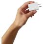 USB Wall Charger FOBSUNLAND. USB Wall Plug 5V 2.1A AC Power Adapter Compatible with iPhone,iPad,Samsung,Tablet,Kindle and More (White 2pack)