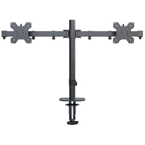 Suptek Dual Fully Adjustable Monitor Arm Stand Mount Fits Two Monitor Computer Screen 13-32 inch Up to 22lbs VESA 75 100 (MD94X2)