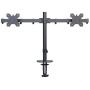 Suptek Dual Fully Adjustable Monitor Arm Stand Mount Fits Two Monitor Computer Screen 13-32 inch Up to 22lbs VESA 75 100 (MD94X2)