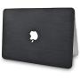 LuvCase 4in1 Laptop Case for Old MacBook Pro 13'' Retina Display (2015/2014/2013/2012 Release) A1502/A1425 Leather Hard Shell Cover, Pouch, Keyboard Cover & Screen Protector (Black Saffiano Leather)