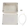 Plastic Junction Box,Saim 6.29x4.33x3.54inch Waterproof Plastic Electronic Project DIY Junction Box Enclosure Case (160mm x 110mm x 90mm)