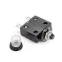 Thermal Circuit Breaker, DIYhz 15 Amp 32V DC 125/250VAC 50/60Hz Push Button Manual Reset Circuit Breaker with Quick Connect Terminals and Waterproof Button Transparent Cap Thermal Circuit Breaker, DIYhz 15 Amp 32V DC 125/250VAC 50/60Hz Push Button Manual Reset Circuit Breaker with Quick Connect Terminals and Waterproof Button Transparent Cap