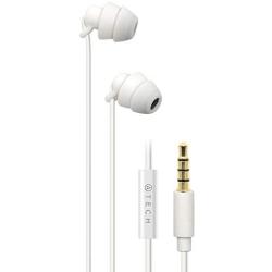 ATECH Ultra Flexible Silicon Sleeping Earbuds with Microphone Earplugs for ASMR, Insomnia, Snoring, Air Travel, Relaxation, Binaural, White