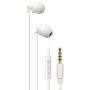 ATECH Ultra Flexible Silicon Sleeping Earbuds with Microphone Earplugs for ASMR, Insomnia, Snoring, Air Travel, Relaxation, Binaural, White