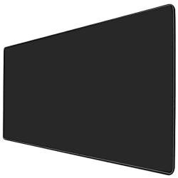 Timor Professional Gaming Mouse Pad, Custom Design Stitched Edges Waterproof Non-Slip Rubber Base Mousepad Great for Laptop, Computer & PC, 11.8x9.8inches，3mm， Black (90X40 blackA22)