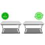 CHANGEdesk Mini - Affordable Height Adjustable Stand Up Desk Conversion and Laptop Standing Desk Converter (2 Pack | White)