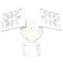 Aluminum Outdoor LED Security Light, 240°+90° Motion Activated Sensor floodlight, Dusk to Dawn, 3100 Lumen, 5000K, UL Certified, Waterproof, 35W 300W Incandescent Equiv, Patent Par Lens, White