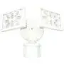 Aluminum Outdoor LED Security Light, 240°+90° Motion Activated Sensor floodlight, Dusk to Dawn, 3100 Lumen, 5000K, UL Certified, Waterproof, 35W 300W Incandescent Equiv, Patent Par Lens, White