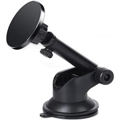 Magnetic Phone Car Holder for Magsafe Charger and iPhone 12, Car Phone Holder Mount with Magsafe, for Magsafe Car Mount for Dashboard/Windshield with Suction Cup and Adjustable Arm