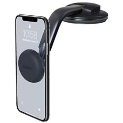 AUKEY Phone Holder for Car 360 Degree Rotation Dashboard Magnetic Car Phone Mount Compatible with iPhone 11 Pro Max / 11 / XS Max/XS / 8/7, Samsung Galaxy S10+, Google Pixel 3 XL, and More