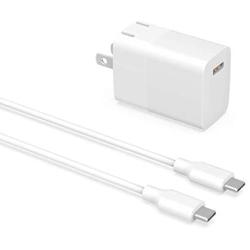 7.5Ft 18W Fast Charger Fit for Google Pixel 5 4A 4 3 3A 2,Pixel XL 2XL 3XL 4XL Phone Pixel Stand PD Type USB C AC Power Supply Adapter Cord(White)