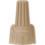 Morris Products Winged Twist Connectors – For Connecting Electrical Wiring – Flame Retardant Housing, Heavy Duty - Tan - Max: 3 #10, Min: 3 #22 Wire Combinations – Pack of 500