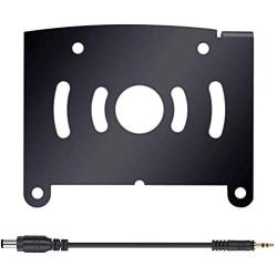 AMTIFO H26 Backup Camera Bracket Adapter with a Power Adapter Compatible with Furrion Pre-Wired RV or Trailer with a FRCBRKT-BL