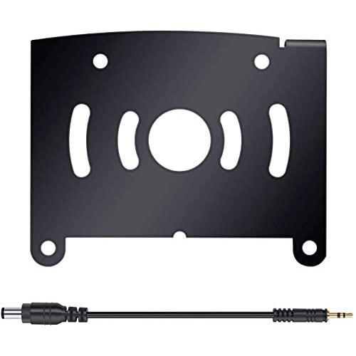 AMTIFO H26 Backup Camera Bracket Adapter with a Power Adapter Compatible with Furrion Pre-Wired RV or Trailer with a FRCBRKT-BL