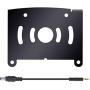AMTIFO H26 Backup Camera Bracket Adapter with a Power Adapter Compatible with Furrion Pre-Wired RV or Trailer with a FRCBRKT-BL