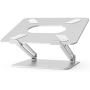 Boyata Laptop Stand, Adjustable Ergonomic Laptop Holder, Aluminium Alloy Notebook Stand Compatible for MacBook Pro/Air, Dell XPS, Lenovo, Samsung Laptops Up to 17 inches-Silver