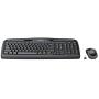 Logitech MK320 Wireless Desktop Keyboard and Mouse Combo — Entertainment Keyboard and Mouse, 2.4GHz Encrypted Wireless Connection, Long Battery Life