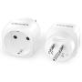 Europe to US Plug Adapter, 2 Pack LENCENT European to USA Adapter, American Outlet Plug Adapter, EU to US Adapter, Europe to USA Travel Plug Converter