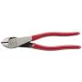 Klein Tools D228-8 Pliers, Diagonal Cutting Pliers with Short Jaw and Beveled Knives, High-Leverage Color-Coded Wire Cutters, 8-Inch