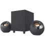 Creative Pebble Plus 2.1 USB-Powered Desktop Speakers with Powerful Down-Firing Subwoofer and Far-Field Drivers, Up to 8W RMS Total Power for Computer PCs and Laptops (Black)