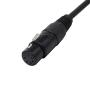 (5m) DMX Stage Light Cable,DJ XLR Cable,SinLoon 3-Pin Male XLR to 5-Pin Female XLR DMX Turnaround Connection for Blue Yeti Pro,Moving Head Light Par Light Spotlight with XLR Input & Output (3Male)