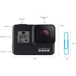 GoPro HERO7 Black - E-Commerce Packaging - Waterproof Digital Action Camera with Touch Screen 4K HD Video 12MP Photos Live Streaming Stabilization
