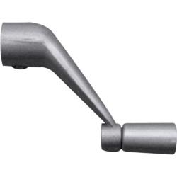 Prime-Line Products H 3533 Prime Line H-3533 Swivel Universal Crank Handle, 3/8 in Dia X 5.438 in L, Aluminum/Zinc