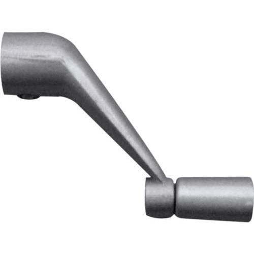 Prime-Line Products H 3533 Prime Line H-3533 Swivel Universal Crank Handle, 3/8 in Dia X 5.438 in L, Aluminum/Zinc