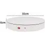 ComXim Professional 360 Degree Photography Turntable for Product Photography, 88LB Capacity, 12.6in Diameter,Automatic Remote Control Angle,Speed,Direction, Various Rotation Mode