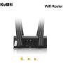 KuWFi 300Mbps 3G 4G LTE Car WiFi Wireless Router Extender Strong Signal Cat6 WiFi Routers with USB Port SIM Card Slot with External Antenna for USA/CA/MX[Not for Verizon]