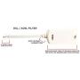 2 Wire, 1 Line DSL Filter - for Removing Noise and Other Problems from DSL Related Phone Lines - 2 Pack