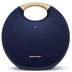 Harman Kardon Onyx Studio 6 - IPX7 Waterproof Wireless Bluetooth Speaker System w/Rechargeable Battery, Built-in Microphone (Blue)