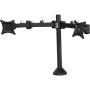 SIIG Tilt/swivel/rotate/Extend Desk Mount for 13 to 27 Inches Dual Monitor, Black (CE-MT0Q11-S1)