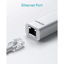 Anker USB C to Ethernet Adapter, USB C to Gigabit Ethernet Adapter, Aluminum Portable USB C Adapter, for MacBook Pro, MacBook Air 2018 and Later, iPad Pro 2018 and Later, XPS, and More