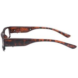 SKYWAY Blue Light Blocking Readers with LED Lighted Reading Glasses, Unisex Clear Vision Compact Full Frame Eyewear Glasses for Nighttime Reading (+350)