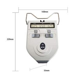 Enshey 45~82 mm Optical Digital Pupillary Distance Meter LED PD Meter Pupilometer Interpupillary Distance Measuring Tool Ophthalmic Equipment with LCD Display Optical Pd PDs