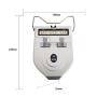 Enshey 45~82 mm Optical Digital Pupillary Distance Meter LED PD Meter Pupilometer Interpupillary Distance Measuring Tool Ophthalmic Equipment with LCD Display Optical Pd PDs