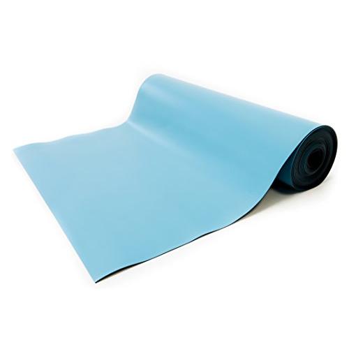 Bertech ESD High Temperature Mat Roll, 2 Feet Wide x 10 Feet Long x 0.08 Inches Thick, Blue, RoHS and REACH Compliant