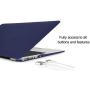 MacBook Pro 13 Inch Case 2019 2018 2017 2016 Release A2159/A1989/A1706/A1708, iCasso Hard Plastic Case, Sleeve, Screen Protector, Keyboard Cover & Dust Plug Compatible MacBook Pro 13 - Navy Blue