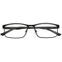Eyecedar 5-Pack Reading Glasses Men Metal Frame Rectangle Style Stainless Steel Material Spring Hinges Includes Computer Readers +1.50