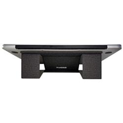 Invisible Laptop Stand, Pronimi Slim Ergonomic Portable Flip Laptop Stand for MacBook Air Mac Book Pro Tablets iPad Space Grey (Black), Light Adjustable Laptop Stand up to 15 inch