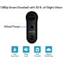 Night Owl 1080p HD Smart Video Doorbell with 2-Way Audio, Night Vision, Real-Time Alerts, Free Remote Viewing App, Dual Sensor Technology, Wide Viewing Angle and Customizable Storage Options Night Owl 1080p HD Smart Video Doorbell with 2-Way Audio, Night Vision, Real-Time Alerts, Free Remote Viewing App, Dual Sensor Technology, Wide Viewing Angle and Customizable Storage Options