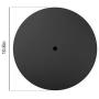 Nekmit Aluminum Heavy Duty 360° Rotation Swivel with Steel Ball Bearings Stand for Flat Panel Monitors, TVs and Stereo Speakers, 9.5 Inches Round, Black
