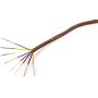Thermostat Wire 18/8 - Brown - Solid Copper 18 Gauge, 8 Conductor - CL2 (UL Listed) CMR Riser Rated (CL3) - Residential, Commercial and Industrial Rated - 18-8, 150 Feet