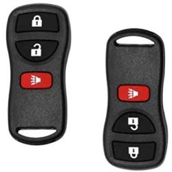 VOFONO Keyless Entry Remote Car Key Fob Car Fits for Nissan Frontier / Armada / Murano / Pathfinder / Titan / Versa / Xterra / Quest , Infiniti QX4 / FX35 / FX45 FCC ID: KBRASTU15, CWTWB1U733 (2 Pack)